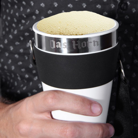 Verre à bière Das Horn corne viking