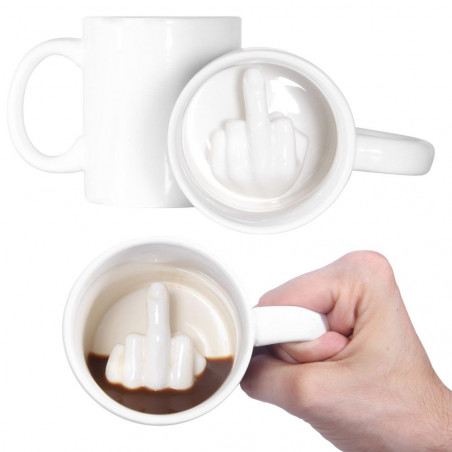 Mug doigt d'honneur