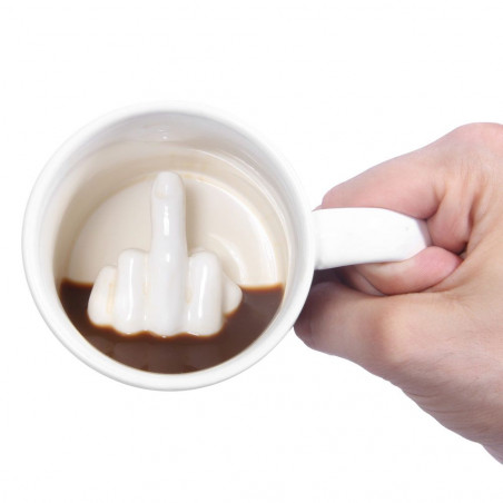 Mug doigt d'honneur