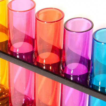 6 verres à liqueur shot tubes à essai éprouvettes