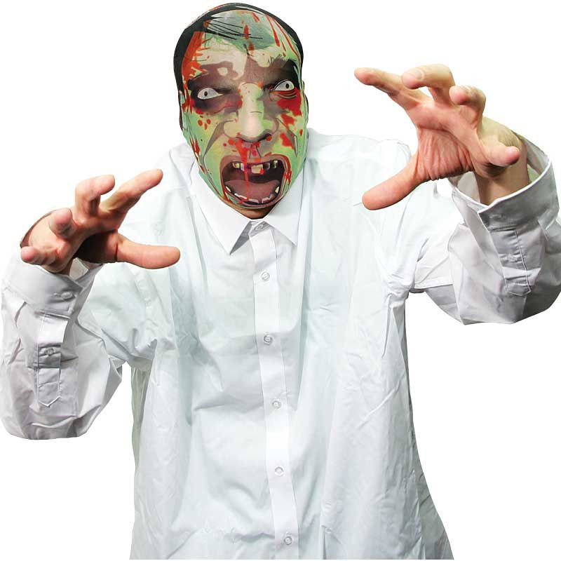 Masque Zombie Ultra Réaliste – Cagoule Effrayante pour Halloween - Mycrazystuff