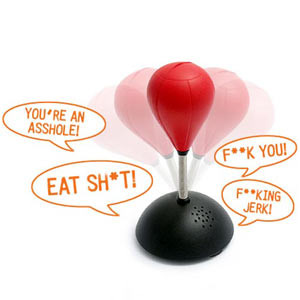 Photo Punching-ball de bureau insultant