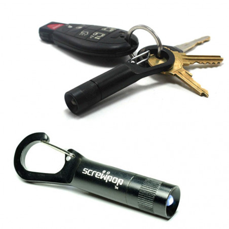 Torche mousqueton décapsuleur