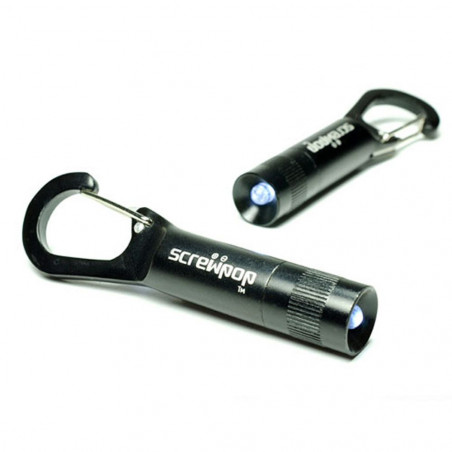 Torche mousqueton décapsuleur