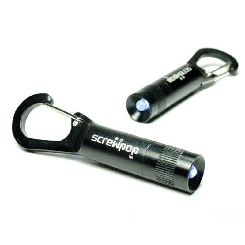Torche mousqueton décapsuleur