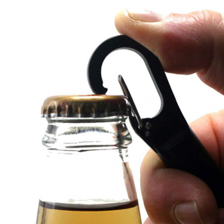 Torche mousqueton décapsuleur