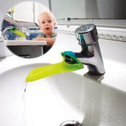 Extension de robinet rose pour enfant - Sourire et Grandir