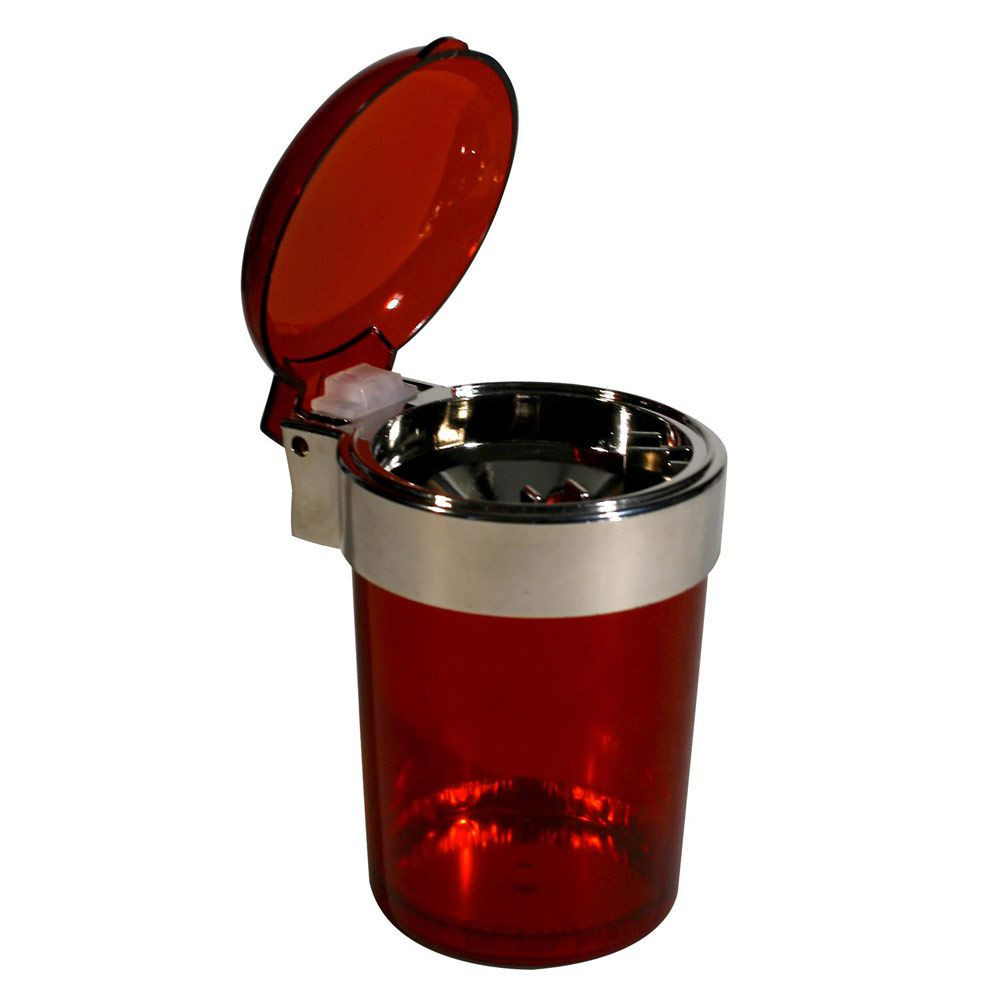 Gadget GENERIQUE Mini Cendrier rouge et bleu anti-odeur en céramique
