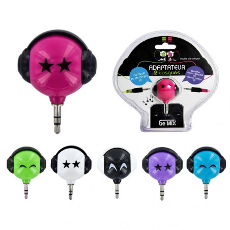 Adaptateur deux casques