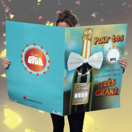 Carte GIGA Anniversaire Grand Millésime