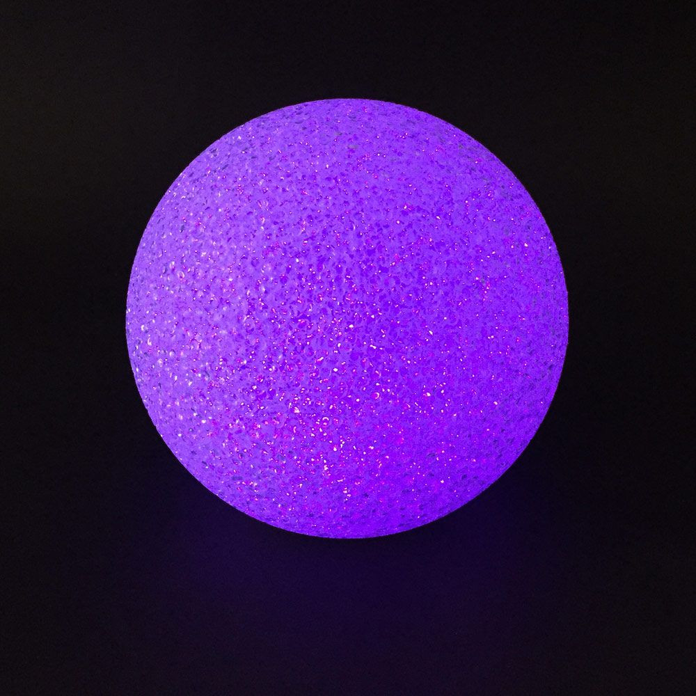 Lampe d'atmosphère LED style boule de cristal