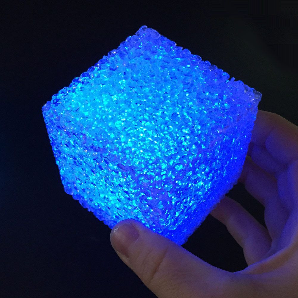 Cube led cristal 7 cm