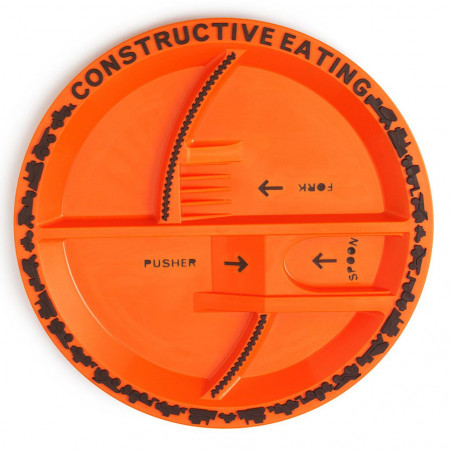 Assiette de chantier de construction