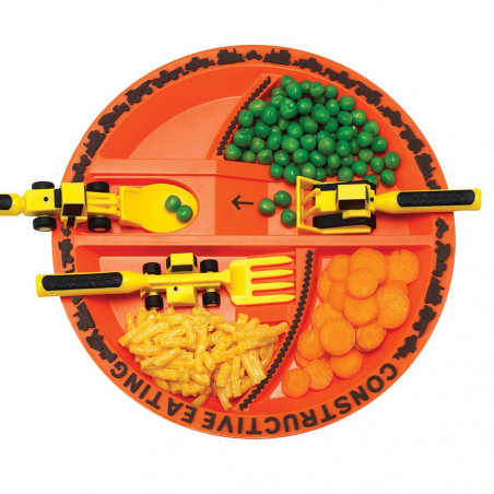 Assiette de chantier de construction