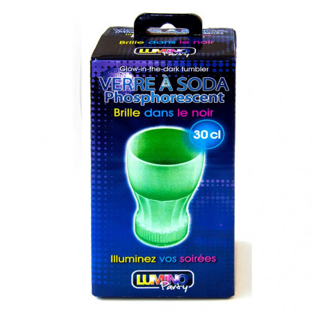 Verre à soda phosphorescent