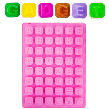 Moule silicone pavé numérique