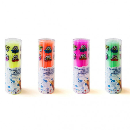 Set cocktail pailles et marque-verres