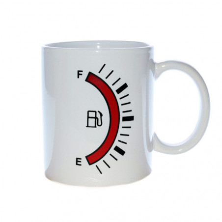 Mug réservoir avec jauge à essence