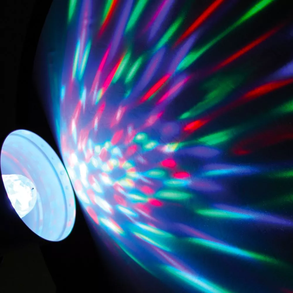 Collier Lumineux LED Vintage Multicolore - Longueur 60 Cm, Ampoules Style Disco - Neuf Avec Étiquettes