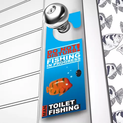 Jeu de Pêche pour Toilettes - Jour de Fête - Jeux de société - Cadeaux humoristiques