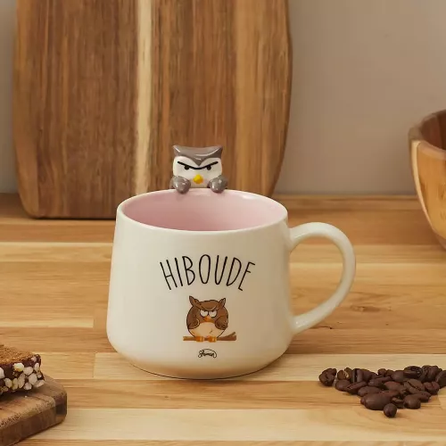 Hibou Moyen Duc - Porte-bougie Pour Un Anniversaire Inoubliable