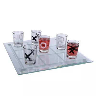 Out of the blue Cadeau Maestro- Trinkspiel Jeux à Boire, 79/3967, Blanc, Ensemble de 10 pièces